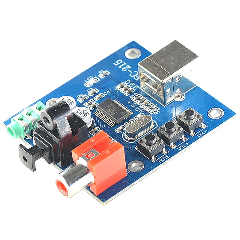 PCM2704 USB Sound Card DAC Decoder USB Input Coaxial Optical HIFI Sound Card Decoder Audiophile