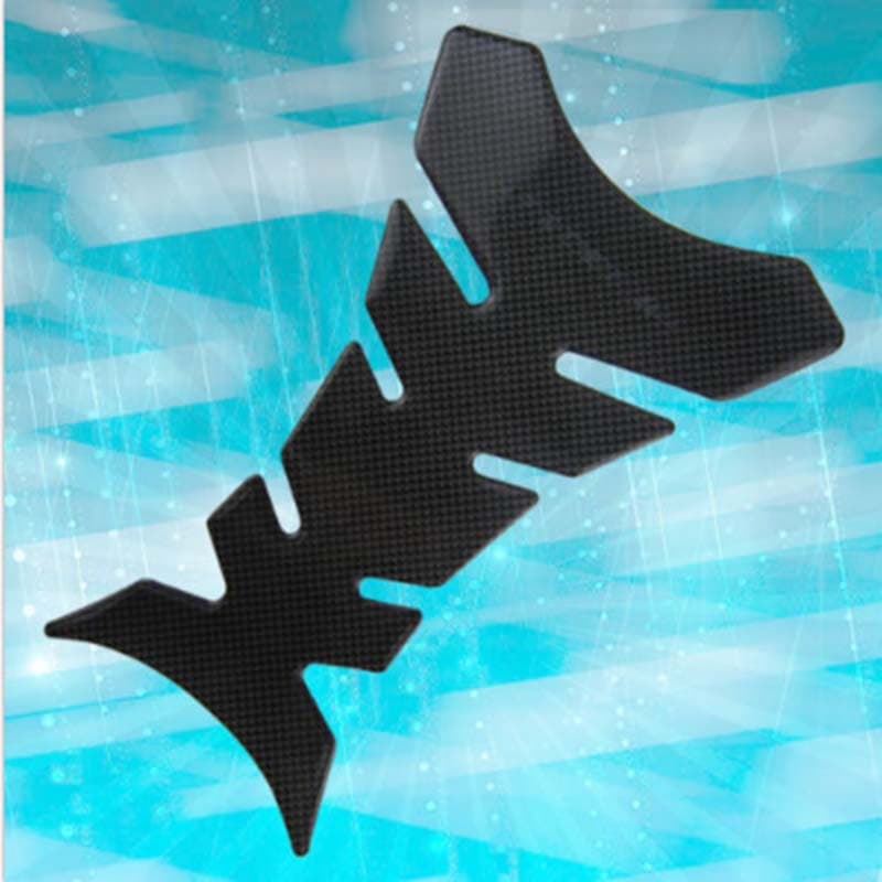 Universal Motorcycle Tank Sticker Carbon Fiber Fishbone Tank Sticker Japanese Style Rider Tank Decal