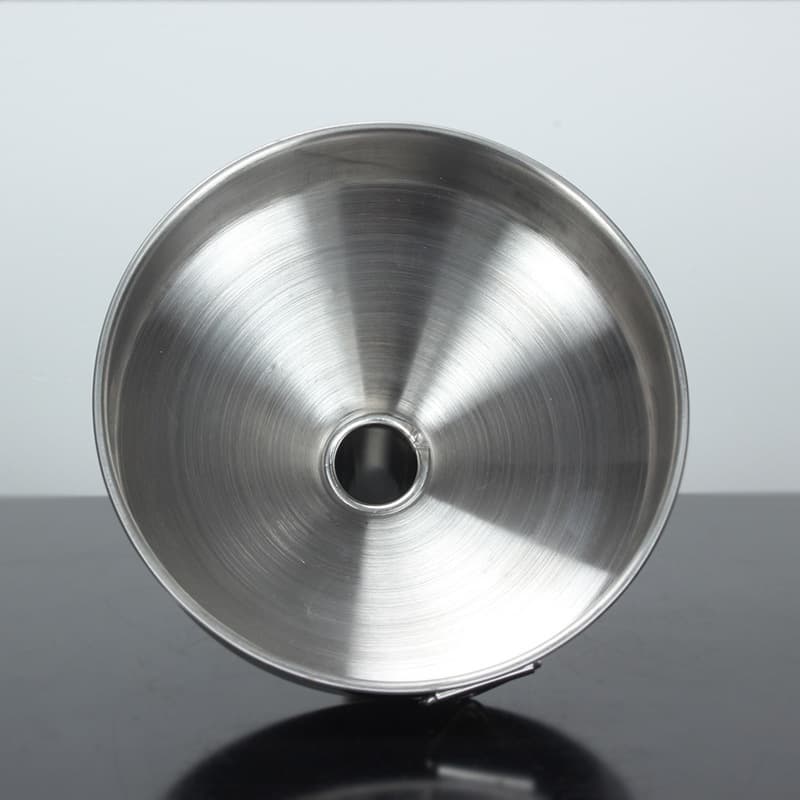 Thickened Extra Large Stainless Steel Funnel with Conical Filter, 14-30cm Kitchen Wine Funnel/Metal Oil Funnel