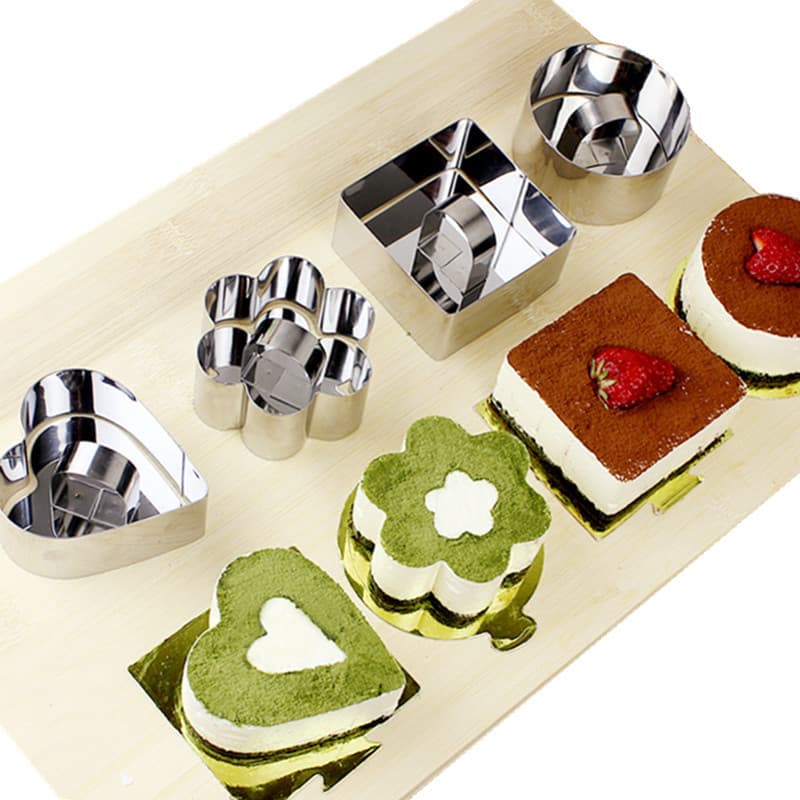 DIY Handmade Cake Mold Kitchen Stainless Steel Baking Cake Mold Cute Cross-Border New Irregular Cake Mold