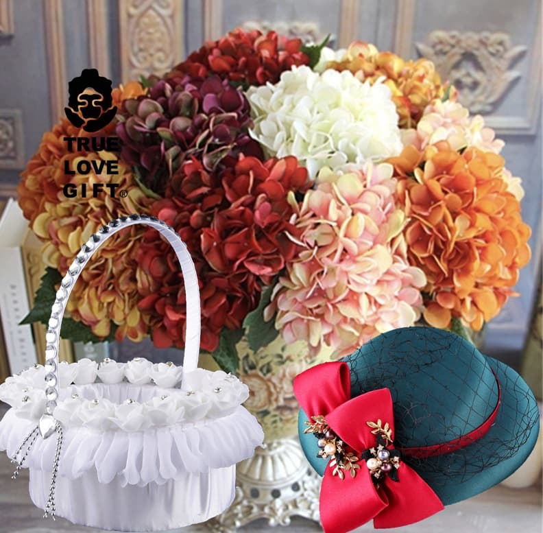 Amazon Source Western-Style Embroidered Lace Rhinestone Wedding Flower Girl Basket Direct Sales Wedding Supplies