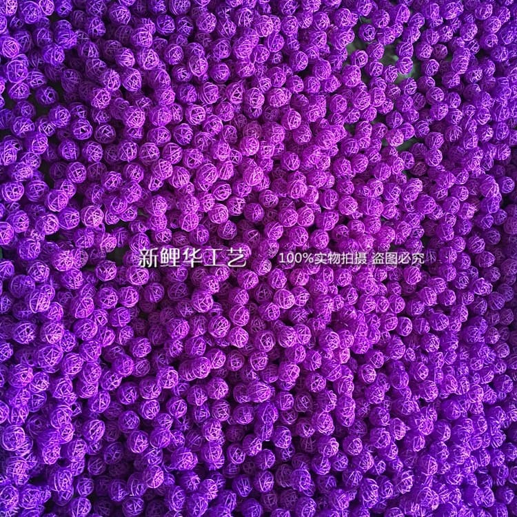 Xinlihua Craft 3CM Colored Rattan Ball, White Rattan Ball Wholesale Supply, Decorative Balls for Kindergarten and Bar