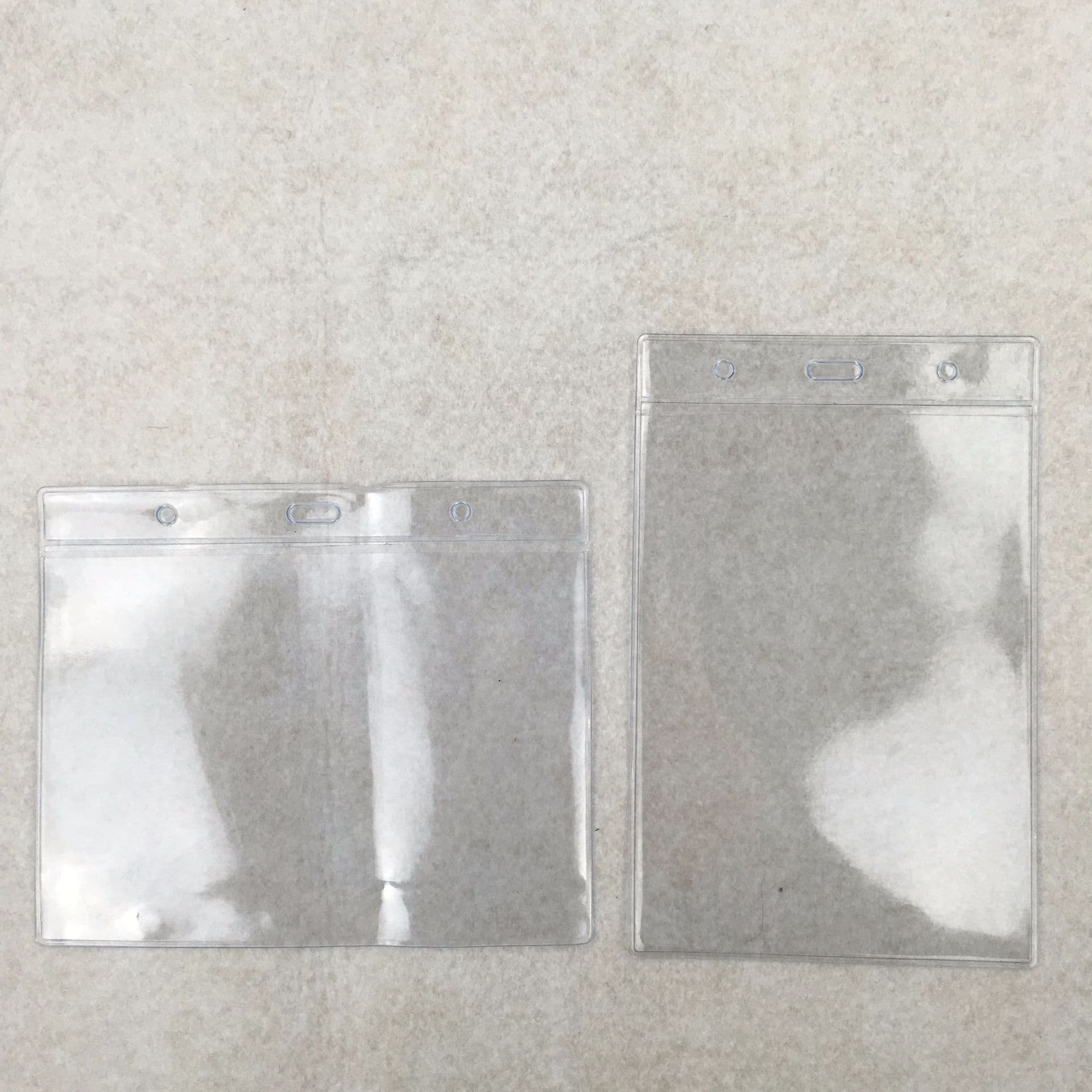 Large soft film pvc badge transparent certificate factory card set various sizes label set enterprise procurement invoicing