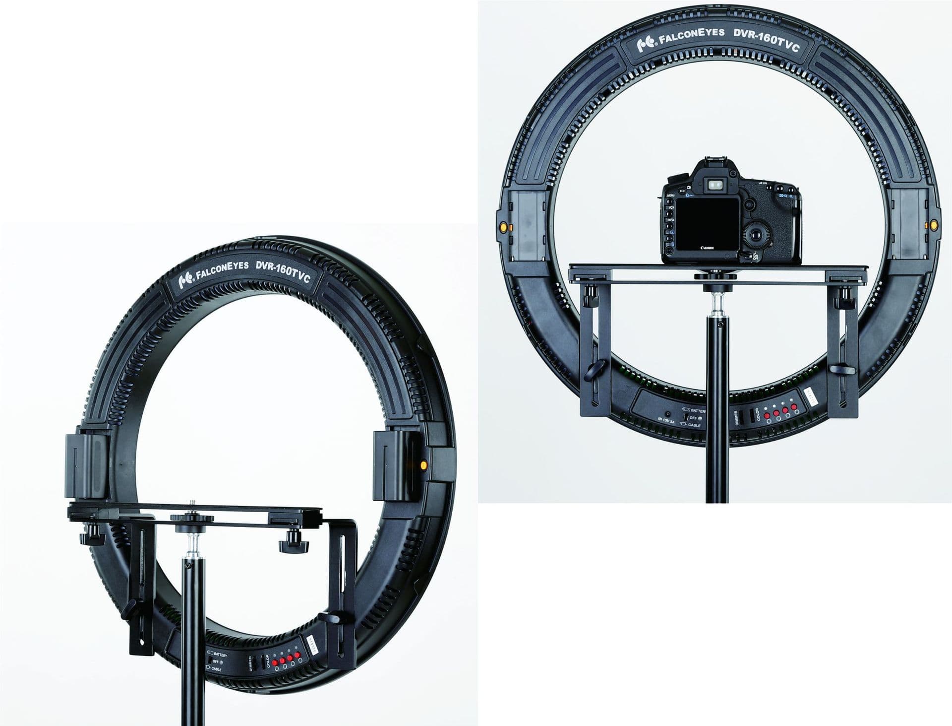 LED Photography Light, Soft Light for Videography, Makeup, Beauty Anchor Fill Light DVR-160TVC