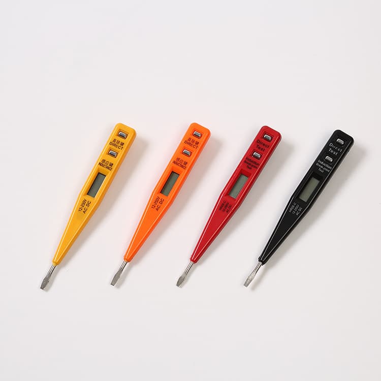 Black Mini Digital Induction Voltage Tester Pen Electrician Test Pen Household Electronic Tool