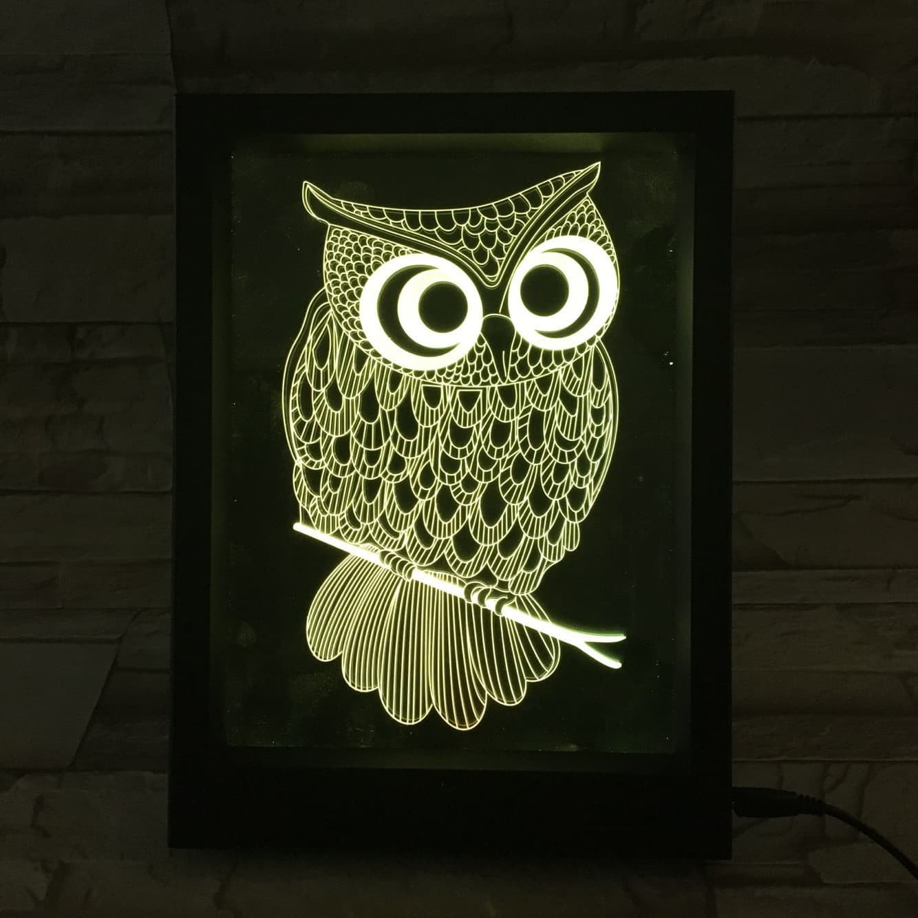 2017 Photo Frame Lamp Long Mouth Skull Skull Lamp Halloween Parody Desktop Lamp Decoration Lamp Colorful Remote Control Lamp