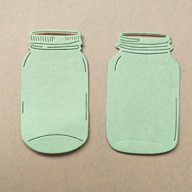DC-523 Scrapbooking DIY Paper Art Embossed Carbon Steel Knife Mold Two Bottles Knife Mold