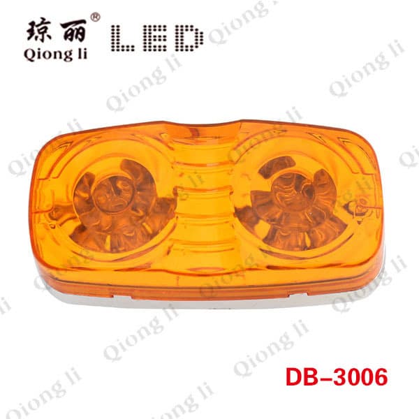 Qiongli factory LED truck side lights, Deba truck side lights, position lights, side markers, front logo lights, waterproof