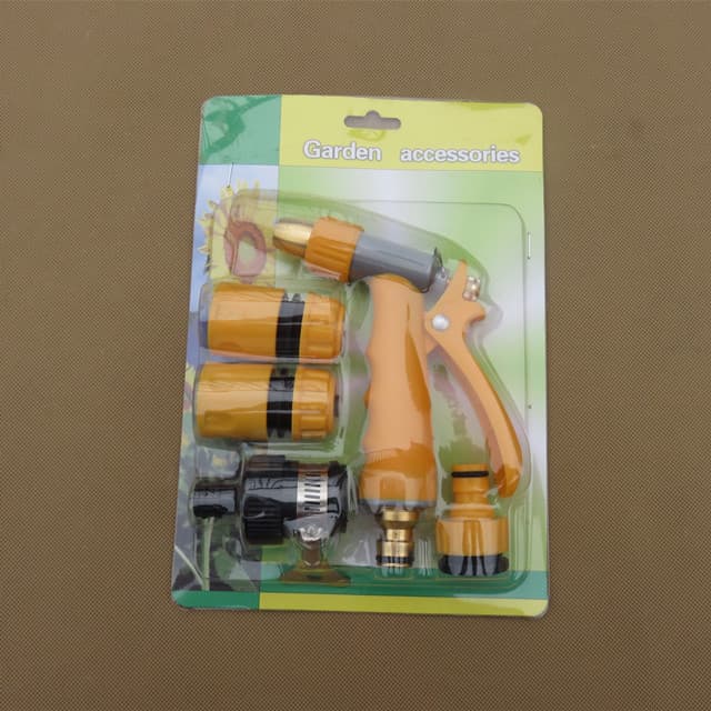 Household Car Wash Water Gun Set High Pressure Watering Hose Car Supplies Car Washer Car Brush Water Gun Spray Gun