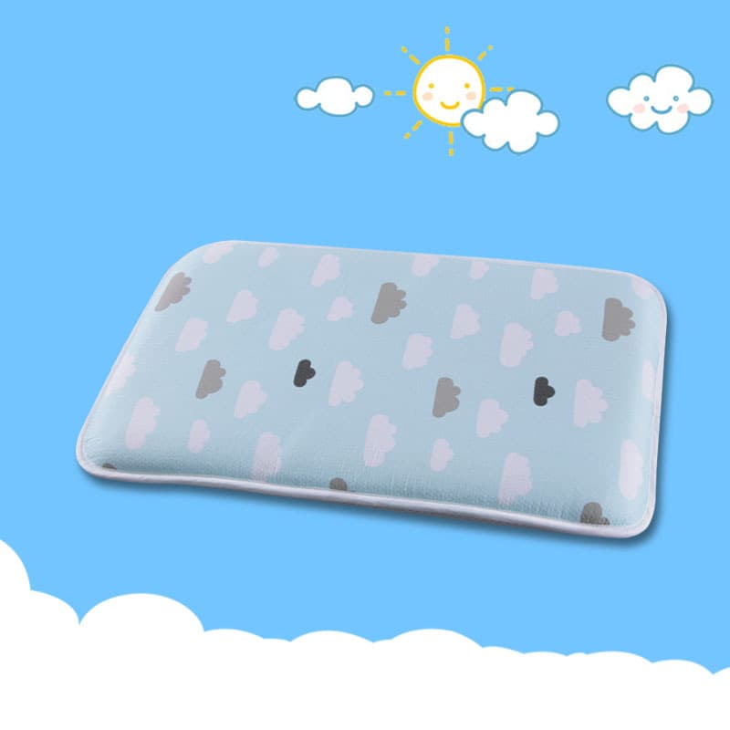 Kangjia 3D infant pillow with neck protection, slow-rebound baby pillow, washable anti-spit-up pillow