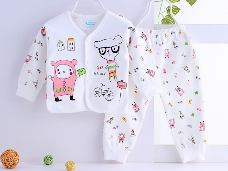 Brand Pure Cotton Spring Newborn Children's Underwear Set Baby Newborn Baby Clothes Underwear