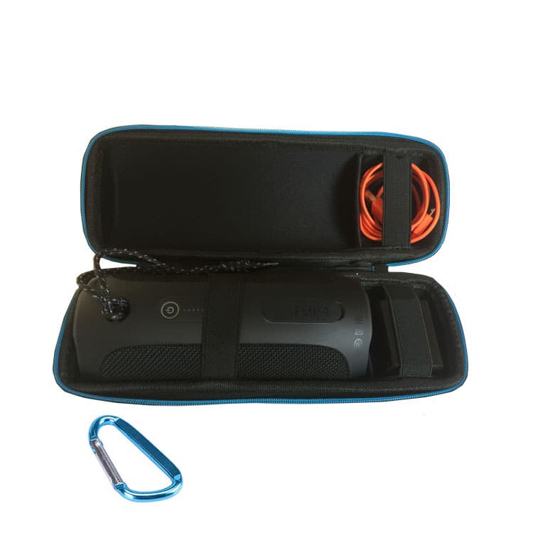 Soft Silicone Protective Case for JBL Flip 4 Speaker, Portable Storage Bag