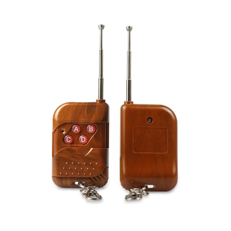 Peach Wood Copy Remote Control for Garage Roller Door, Light Decoration, Electric Barrier Gate, Remote Copy Type Remote Control