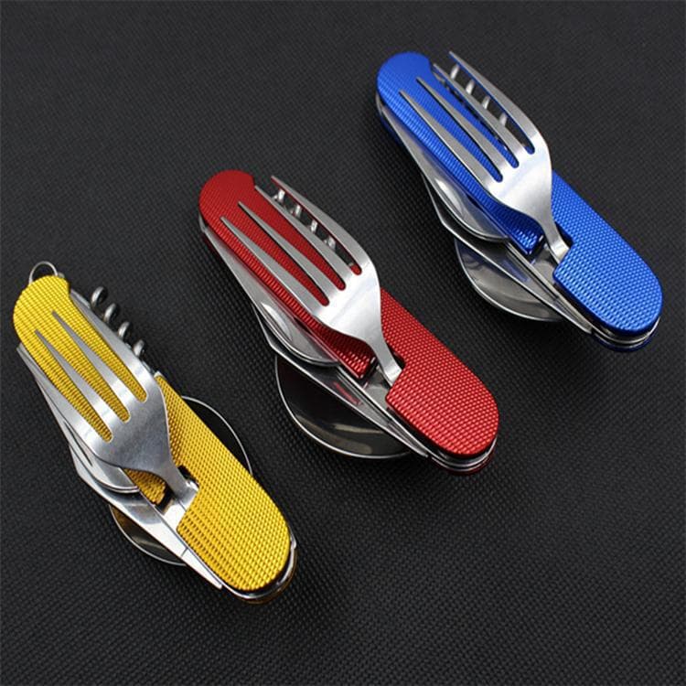 Multifunctional Foldable Detachable Combination Outdoor Travel Cutlery Multifunctional Swiss Army Knife Gift Knife Fruit Knife