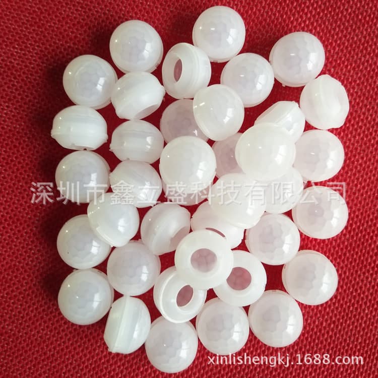 Fresnel lens 7709-7 black and white 018090 factory direct supply PIR human body infrared sensing lens
