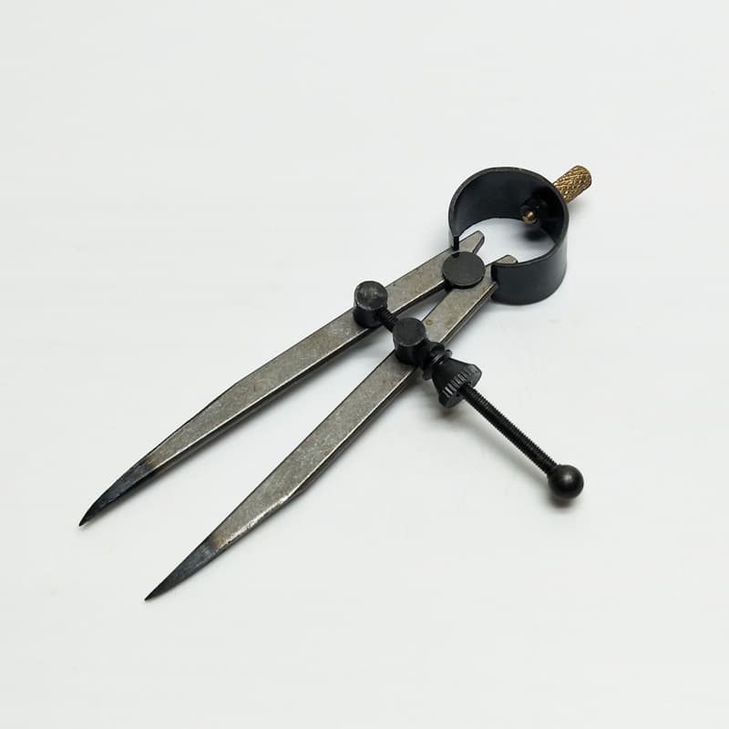 Spring Marking Gauge Spring Machine Scissors Carbon Steel Industrial Compass Scissors Marking Gauge Spacing Gauge Leather Gauge 120mm