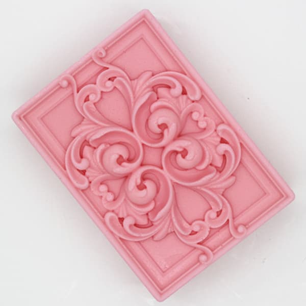 C783 Chinese Style Series Window Grille Handmade Soap Mold Cake Decoration Mold Soap Mold Silicone Mold