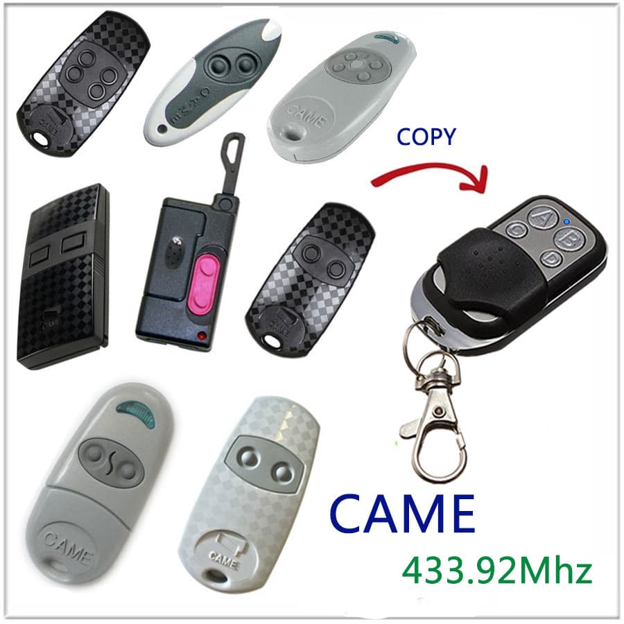 Wireless Copy Remote Control Duplicator Fixed Code 301 Rolling Code Remote Control for Garage Door Access Barrier 433.92MHz