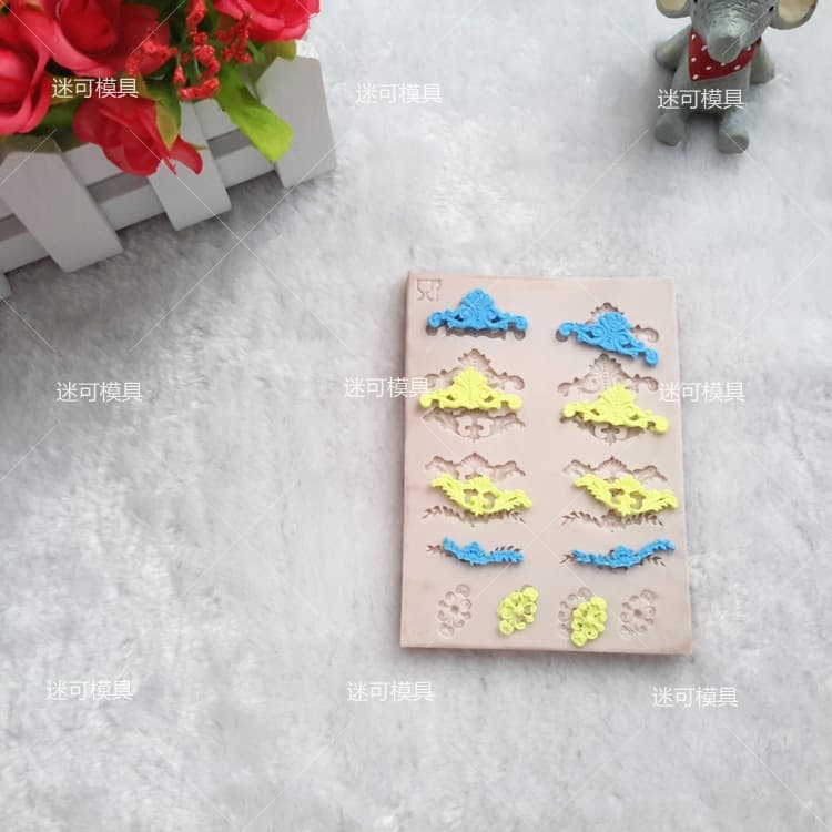 Western Baking Fondant Cake Tools DIY Baking Cake Mold Cake Edge Decoration Soap Mold