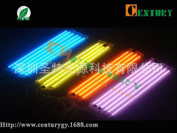Factory Direct Acrylic Colored CCFL Straight Tube 200MM, CCFL Cold Cathode Fluorescent Lamp Acrylic Straight Tube