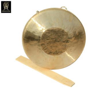 Jinguo Musical Instruments Copper Gong Small Gong High-Pitch Hand Gong High-Pitch Gong 21CM Small Gong Promotion Special Price