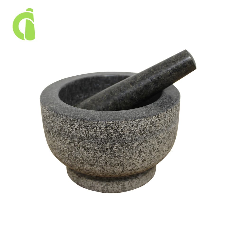 Factory direct supply natural stone mortar marble garlic mortar stone bowl grinder pestle & mortar