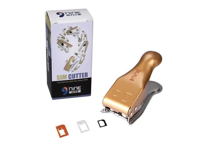 Ninth Element Dual-Blade SIM Card Cutter Upgrade Version, Gold Edition, Universal SIM Card Cutter for Mobile Phones, Special for Service Centers