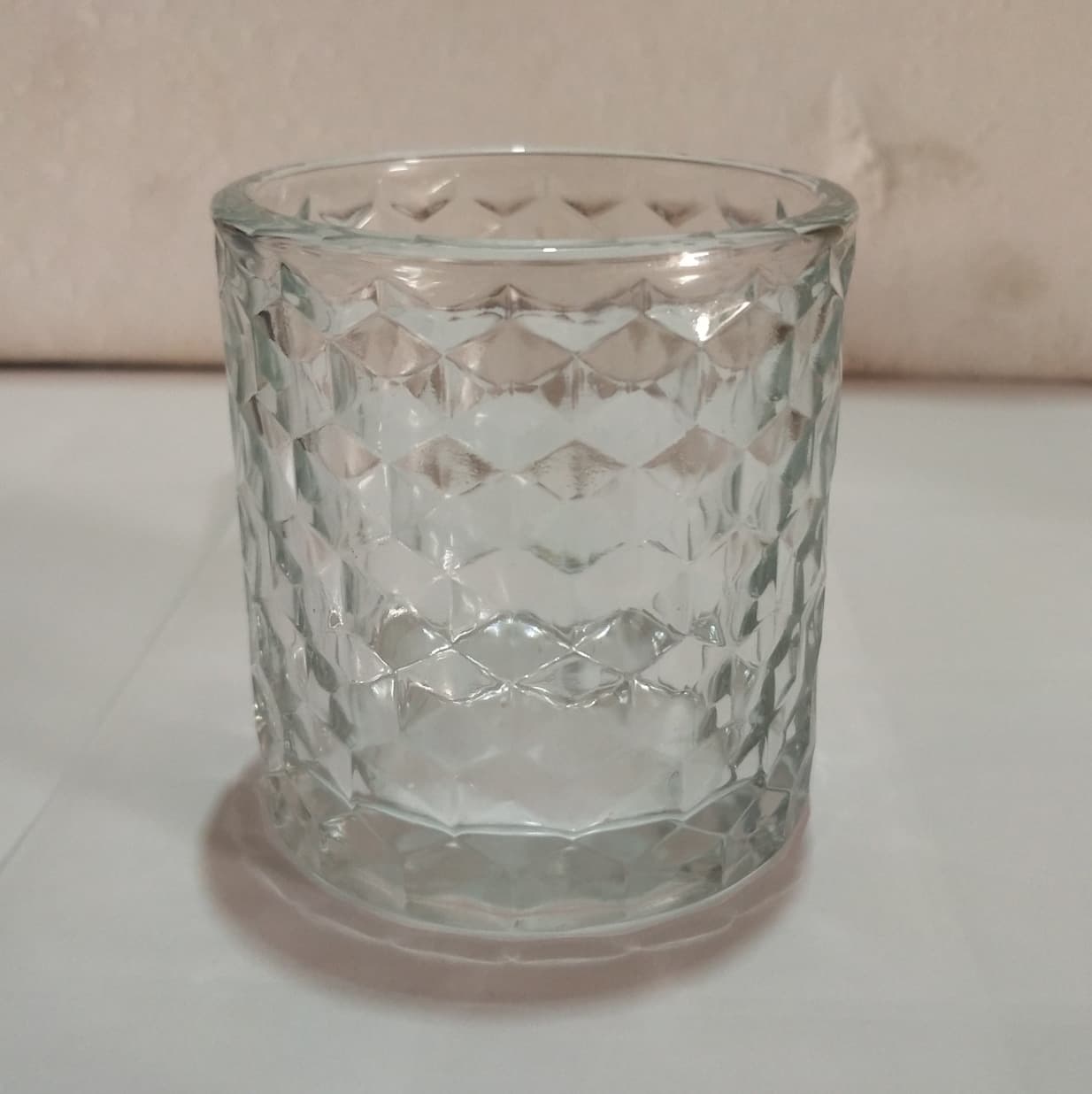 Glass candle holder, glass candle cup, scented candle cup, small round cup, DIY candle materials