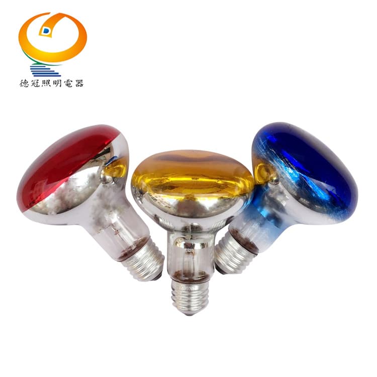 R80 UV bulb ion color bulb decorative bulb mushroom bubble R80 holiday bulb factory supply