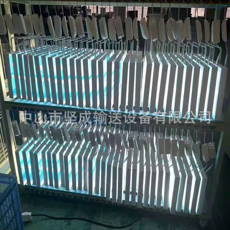 Factory direct sales, custom LED lamp aging racks, simple flat panel lamp testing table, LED flat panel lamp aging cart