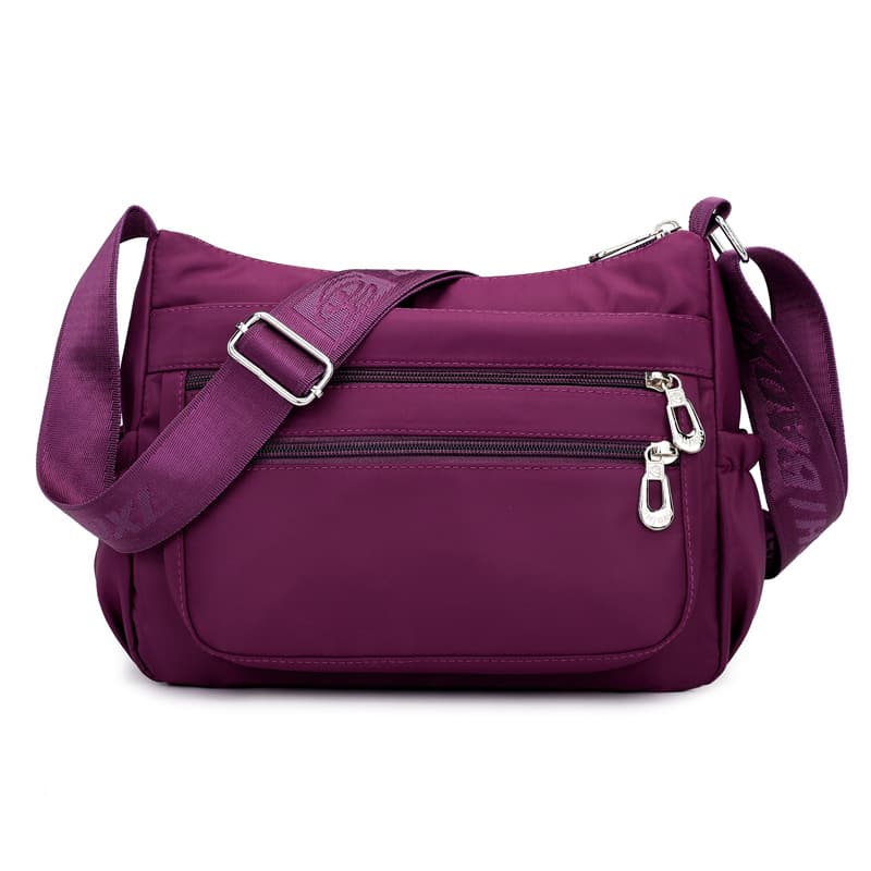 Women's crossbody bag, 2022 new casual shoulder bag, lightweight waterproof nylon bag, horizontal square style, mother bag wholesale.