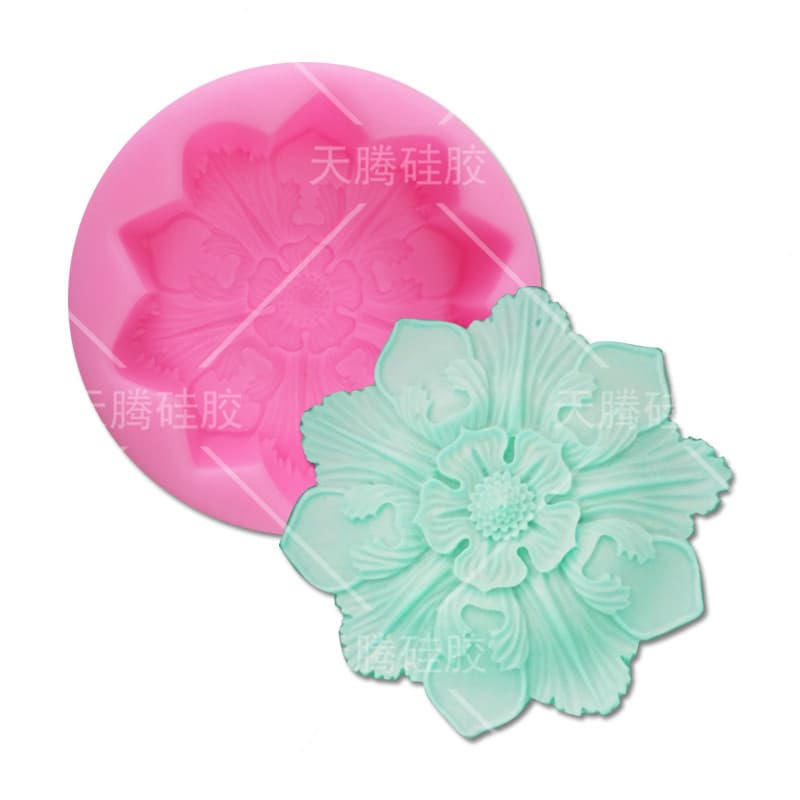 DIY Large Petal Flower Silicone Mold Handmade Soap Mold Cake Decorating Tool Irregular Shape Baking Mold for Handmade Crafts