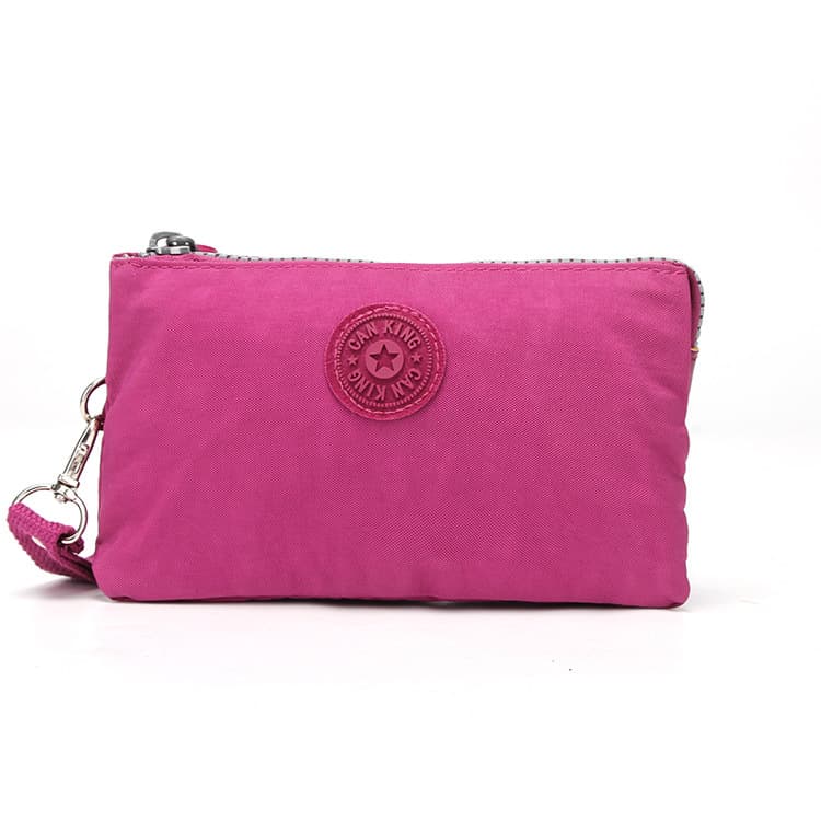 New women's nylon waterproof clutch cosmetic bag storage key mobile phone coin purse small and lightweight handbag