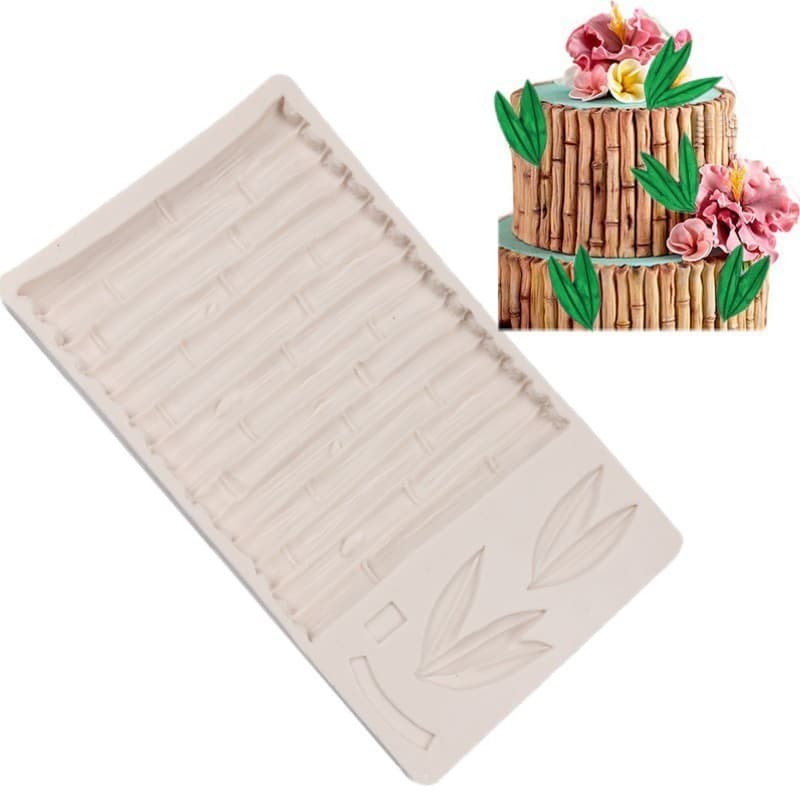 Silicone Mold for DIY Cake, Chocolate, Bamboo Decoration, Soap, and Pudding Mold
