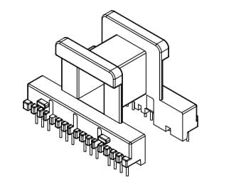 EE35 Type YC-EE-3502 13+13P Horizontal Bobbin, Inductor Coil Bobbin Manufacturer