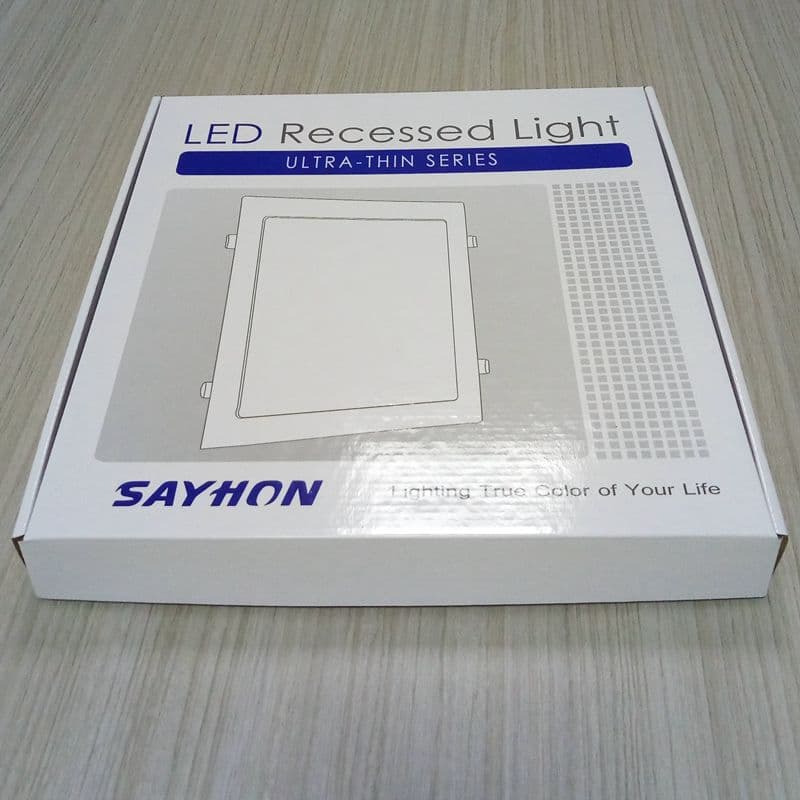 Custom Manufacturer Panel Light Packaging Box Logo Corrugated LED Ceiling Light Fixture Paper Box Carton Corrugated Box