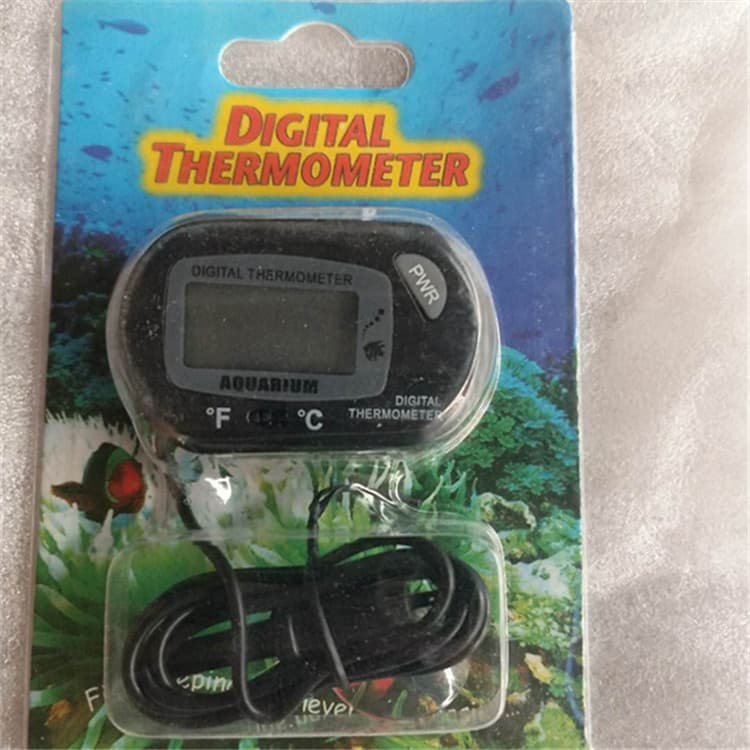 Pet Digital Thermometer Aquarium Probe Electronic °C/°F Conversion Thermometer with Pet Probe Electronic Water Temperature Gauge