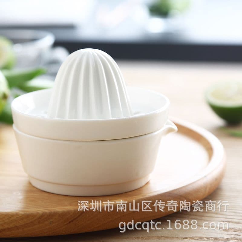 Ceramic Manual Juicer For Lemons Grapefruits Oranges Easy To Clean Use Safe Hygienic
