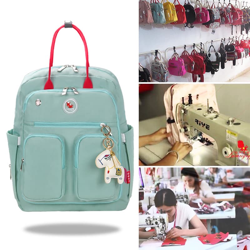 Tao Factory custom-made mommy bags OEM production of fashionable large-capacity mother and baby bags can be designed with renderings
