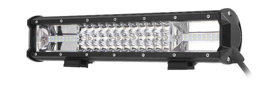 Cross-border Supply 135W Three-Row Strip LED Light Bar Car Headlight Auto Modification Light Off-Road Driving Light