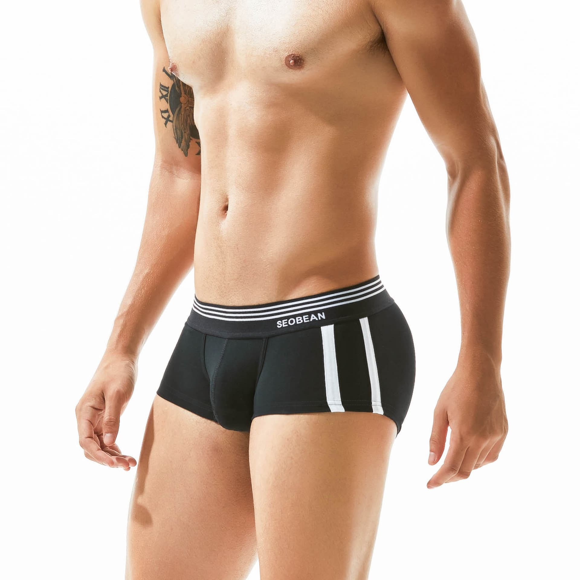 Factory wholesale men's underwear low waist cotton boxer underwear SEOBEAN foreign trade cross-border wholesale a generation of hair