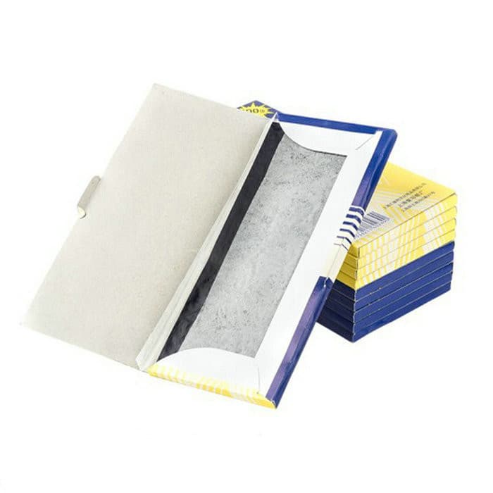 2839 double-sided blue carbon paper, 48-size thin carbon paper, 18.5cm x 8.5cm