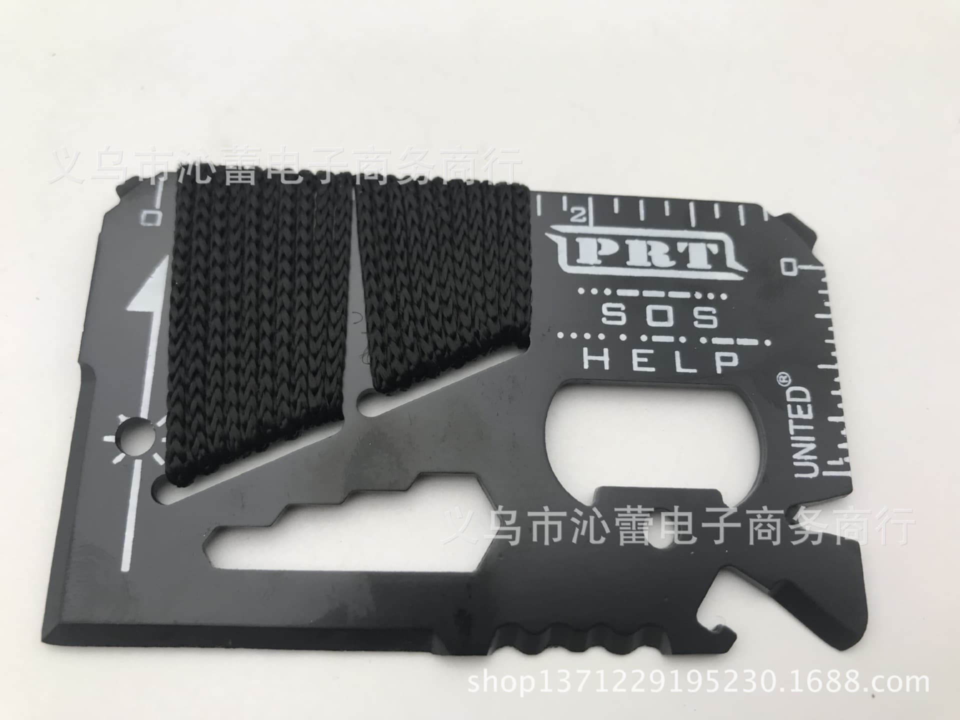 New 14-Function Multi-Purpose Rope Winding Knife Card Large Swiss Army Knife Card Camping Knife Tool Card
