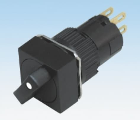 Discounted supply of Taiwan Tend ∅16mm waterproof (IP65) square selector switch - TT16-SSS6