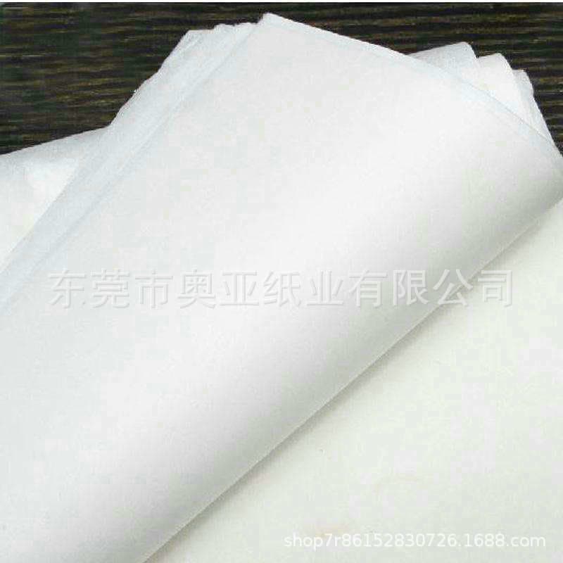 Manufacturer-customized 14g-60g white tissue paper, high-gloss printable white tissue paper.