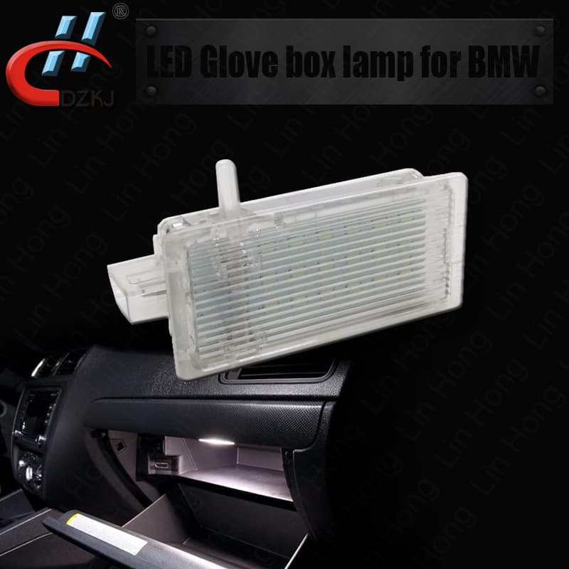 LED Glove Box Light Assembly for BMW E46 E53 E87 E90 F25 Passenger Storage Compartment Light