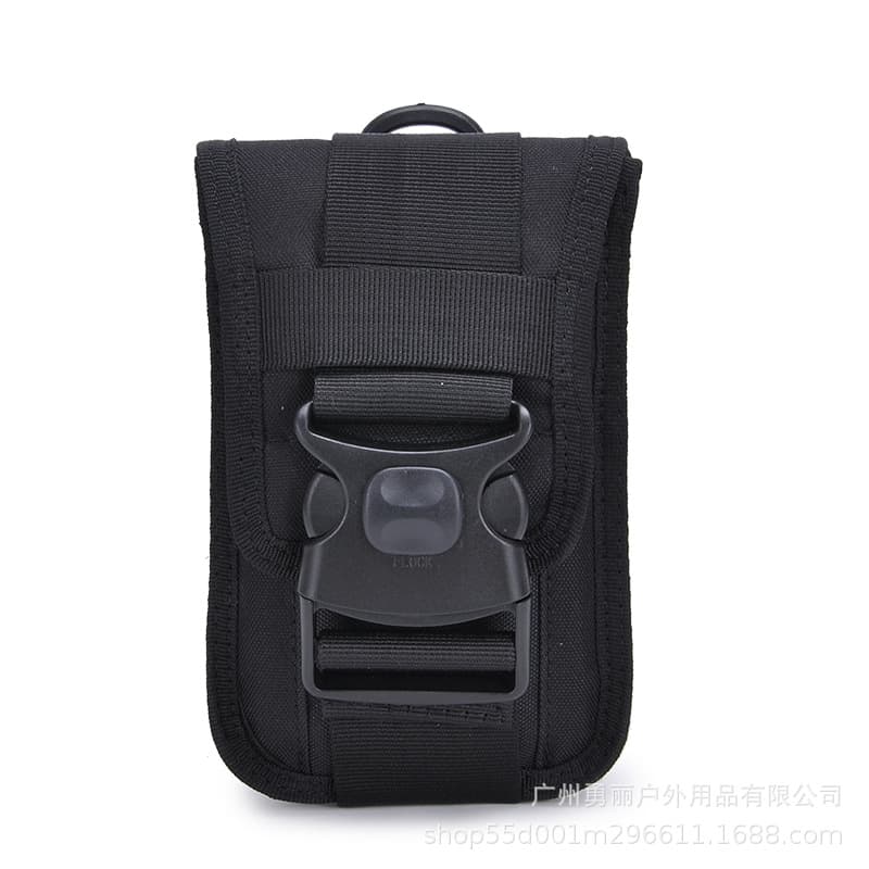 2018 tactical waist bag, outdoor military fan hanging bag with belt, molle 6-inch mobile phone bag, portable waterproof storage