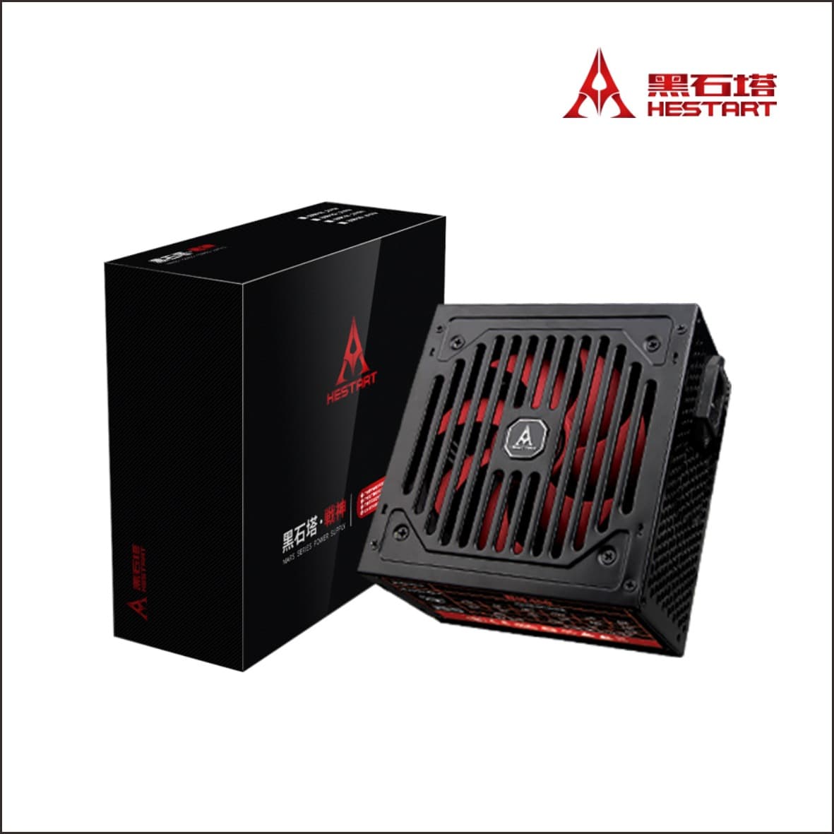 Black Stone Tower War God 430 Desktop Computer Host PC Power Supply Wholesale, 3-Year Replacement, Stable Silent Large Fan