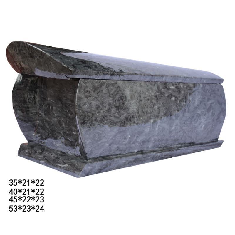Natural Black Jade Urn Coffin, Men and Women Jade Memorial Box, Black Jade Funeral Supplies Manufacturer Wholesale Whole Stone