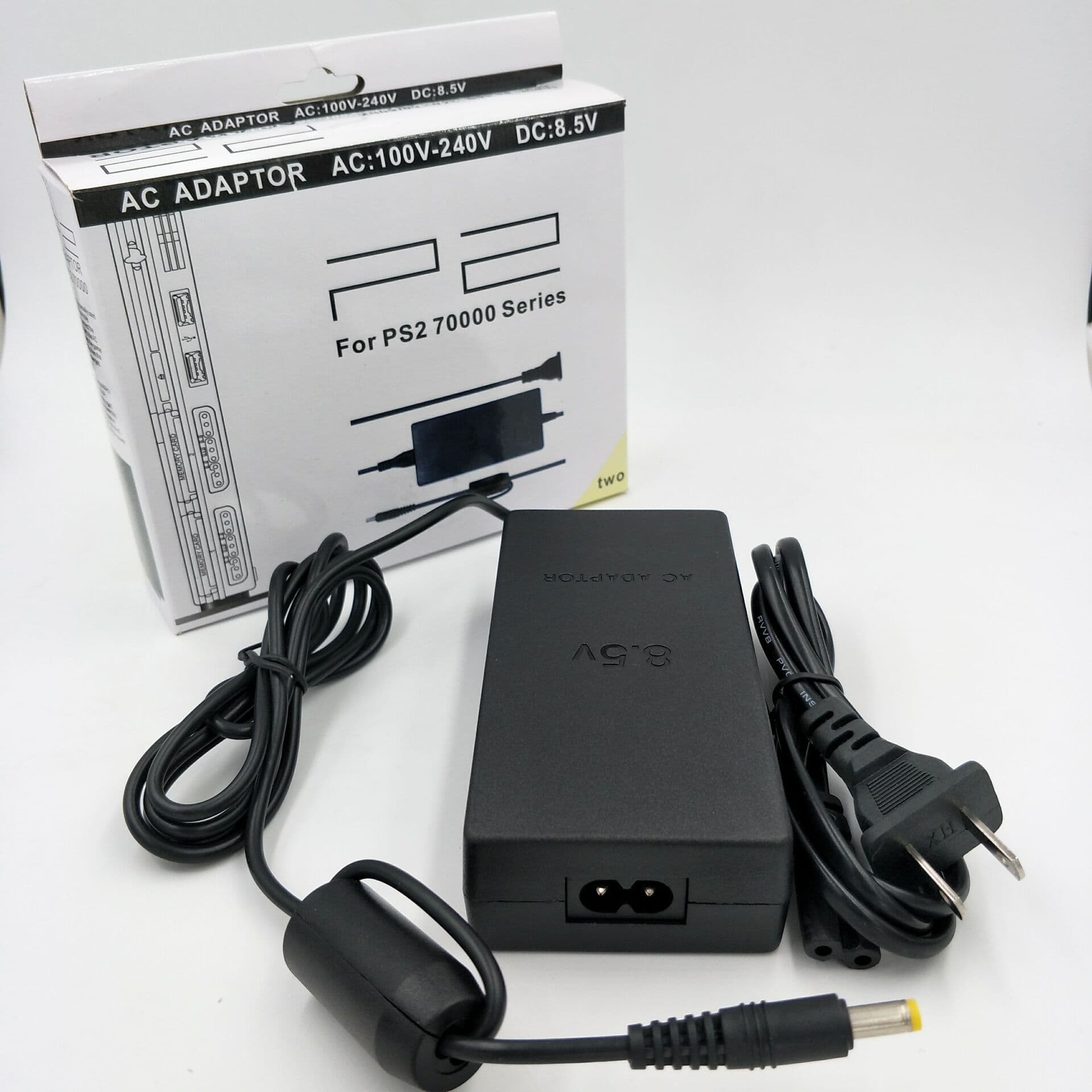 PS2 Power Brick PS2 70000 Series Console Power Adapter PS2 Power Supply 8.5V 5.6A Power Supply PS2 Charger